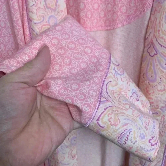 Liz Claiborne Summer  Housecoat, Soft Cotton, Size Large - Picture 6 of 8